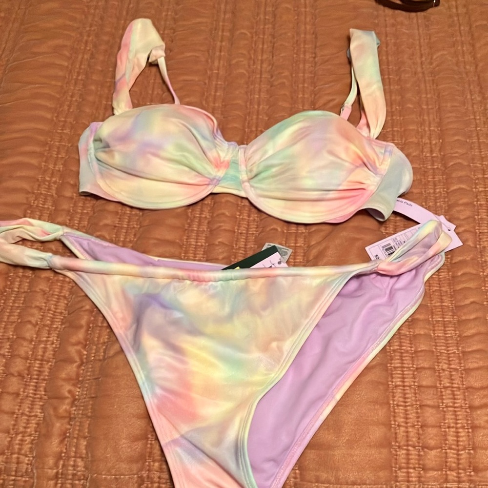 Tie-Dye Bikini Set